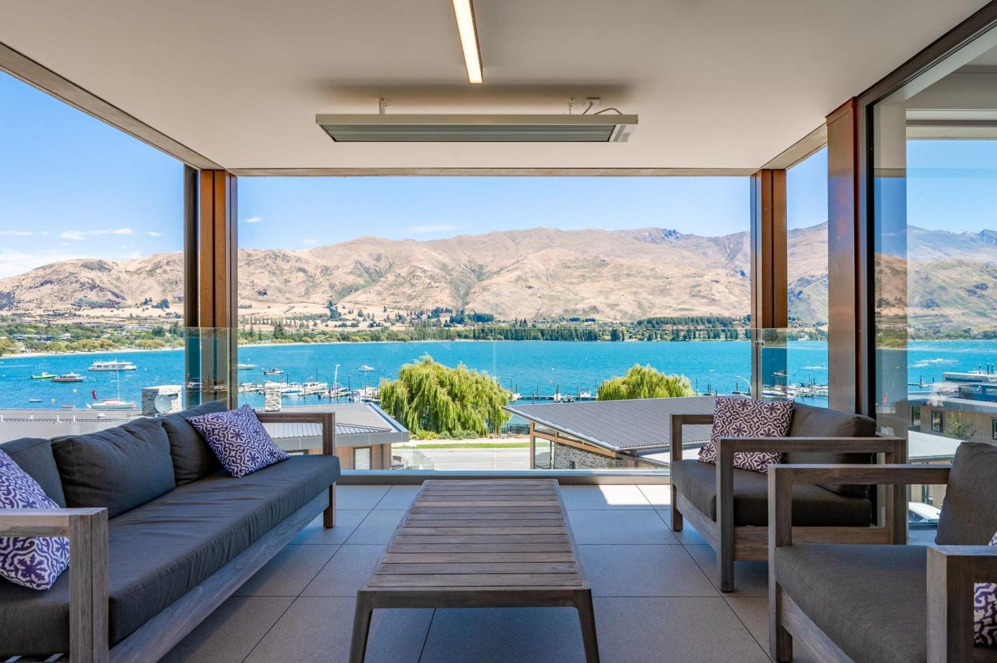 Lakeside Luxury 2 Bedroom Apartment Wanaka Dış mekan fotoğraf
